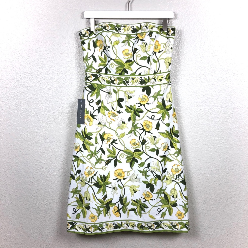 NWT Ann Taylor Strapless Floral Dress